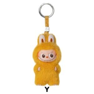 [NEW] POP MART Mini Labubu Pin for Love Vinyl Plush Pendant (N-Z) - Y Orange
